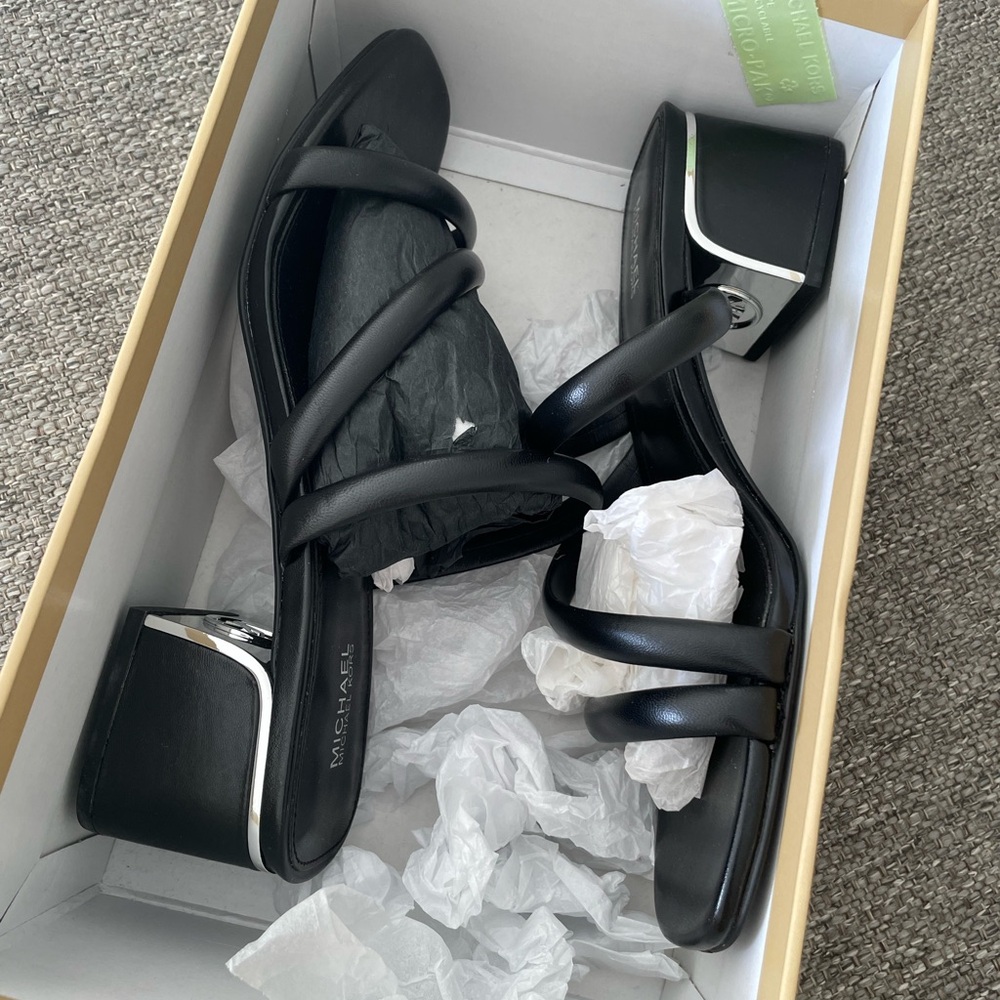Michael Kors Women's Lana Strappy Sandals - Picture 7 of 9